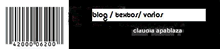 Logo Blog Claudia Apablaza