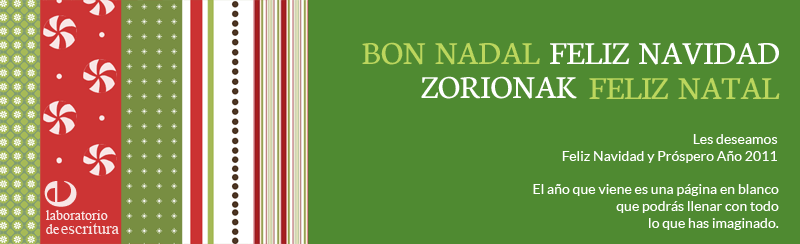 Bon Nadal / Feliz Navidad / Zorionak / Feliz Natal